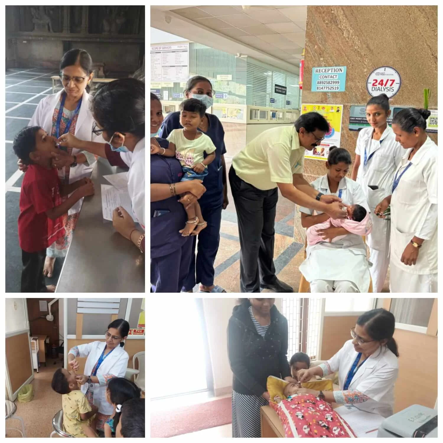 East Point College Pulse Polio Immunization